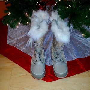 Sorel Womens Snow/Winter Boots Fur Detal Size 9.5